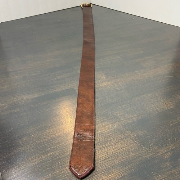 Vintage Boho Embroidered Brown Belt – Medium (34–36) - Picture 6 of 6